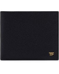 Tom Ford - Leather T-Line Classic Bifold Wallet - Lyst