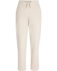 Eleventy - Cotton-Blend Drawstring Trousers - Lyst