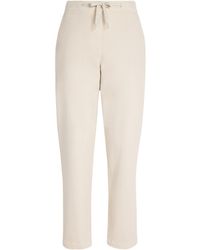 Eleventy - Cotton-Blend Drawstring Trousers - Lyst