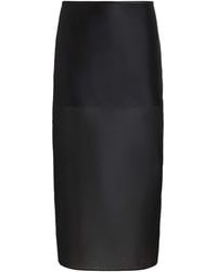 Almada Label - Silk-Blend Kiana Midi Skirt - Lyst