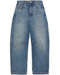 Loewe - Anagram Barrel Jeans - Lyst