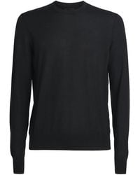 Giorgio Armani - Virgin Wool Crew-Neck Sweater - Lyst