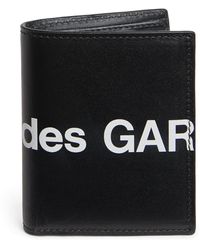 Comme des Garçons - Leather Logo Bifold Wallet - Lyst