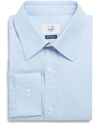 dunhill - Cotton Micro Check Dress Shirt - Lyst