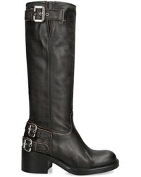 Chloé - Leather Dakota Boots 60 - Lyst