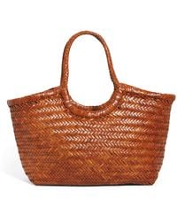 Dragon Diffusion - Large Leather Woven Nantucket Tote Bag - Lyst