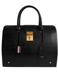 Thom Browne - Leather Mr. Thom Weekend Bag - Lyst
