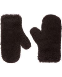 Max Mara - Alpaca-Wool-Silk Gloves - Lyst