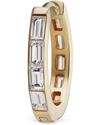 Maria Tash - Invisible Set Baguette Diamond Eternity Hoop Earring - Lyst