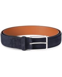 Santoni - Suede Belt - Lyst