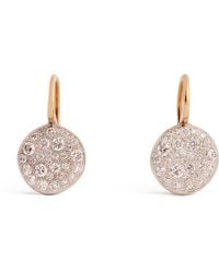 Pomellato - Rose And Diamond Sabbia Earrings - Lyst