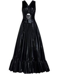 Alaïa - Cut-Out Deesse Midi Dress - Lyst