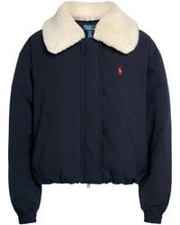 Polo Ralph Lauren - Down High-Pile Collar Puffer Jacket - Lyst