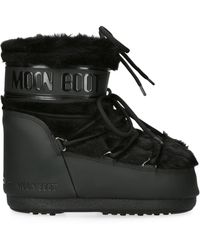 Moon Boot - Faux Fur Icon Low Boots - Lyst