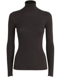 Agnona - Wool-Silk-Cashmere Rollneck Sweater - Lyst