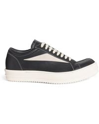 Rick Owens - Leather Vintage Low-Top Sneakers - Lyst