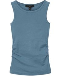 AllSaints - Ruched Katarina Tank Top - Lyst