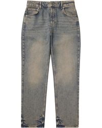 Represent - Bleached Straight Jeans - Lyst