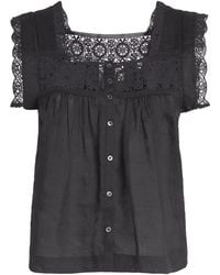 Citizens of Humanity - Ramie Mia Embroidered Blouse - Lyst