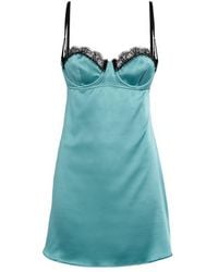 Kiki de Montparnasse - Silk Inset Slip Dress - Lyst