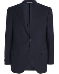 Corneliani - Hopsack Virgin Wool Blazer - Lyst