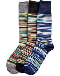 Paul Smith - Signature Stripe Socks (pack Of 3) - Lyst