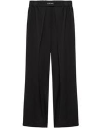 Loewe - Wool-Blend Tailored Trousers - Lyst