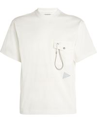and wander - Pocket T-shirt - Lyst
