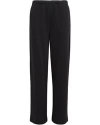 Skims - Cotton-Blend Fleece Straight Sweatpants - Lyst