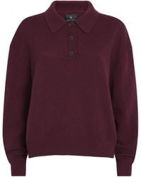 Anine Bing - Cashmere Lee Polo Sweater - Lyst