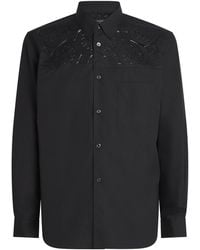Comme des Garçons - Cotton Lace-Detail Shirt - Lyst