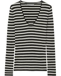 AllSaints - Wool-Blend Stripe Kay Sweater - Lyst