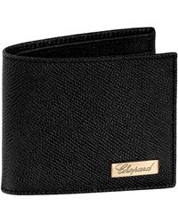 Chopard Mini Leather Il Classico Bifold Wallet - Black