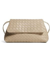 Bottega Veneta - Leather Giorno Shoulder Bag - Lyst