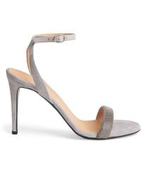 Eleventy - Suede Crystal-Embellished Sandals 90 - Lyst