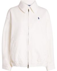 Polo Ralph Lauren - Twill Polo Pony Bomber Jacket - Lyst