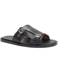 Santoni - Crocodile Monk Sandals - Lyst