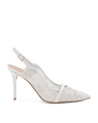Malone Souliers - Lace Marion Slingback Pumps 85 - Lyst