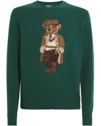 Polo Ralph Lauren - Wool-Cashmere Polo Bear Sweater - Lyst