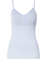 Hanro - Pima Cotton Seamless Padded Camisole - Lyst