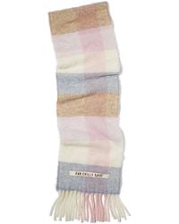 MAX&Co. - Check Fringed Scarf - Lyst
