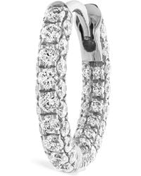 Maria Tash - Diamond Five Row Pavé Single Hoop Earring - Lyst