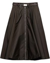 Prada - Re-Nylon Midi Skirt - Lyst