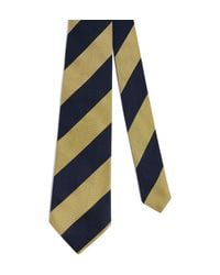 dunhill - Mulberry Silk Stripe Tie - Lyst
