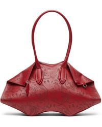 McQueen - Leather Manta Top-Handle Bag - Lyst
