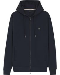 BOSS - Cotton-Blend Hoodie - Lyst