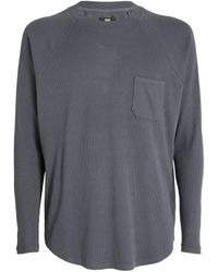PAIGE - Waffle-knit Abe Baseball T-shirt - Lyst