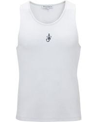 JW Anderson - Embroidered Logo Tank Top - Lyst