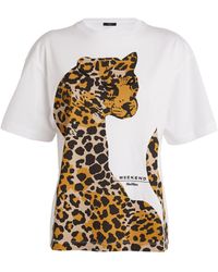 Weekend by Maxmara - Cotton Leopard Viterbo T-shirt - Lyst