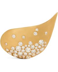 Nada Ghazal - Yellow Gold And Diamond Fuse Glamour Single Earring - Lyst